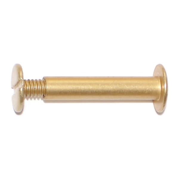 Midwest Fastener 1" Brl Lg, Brass Anodized Aluminum 10 PK 76546 - main
